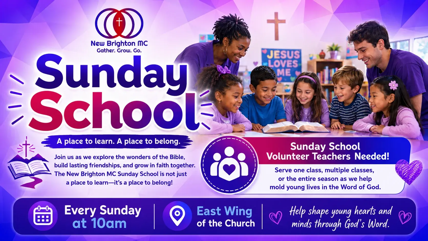 sunday school promo